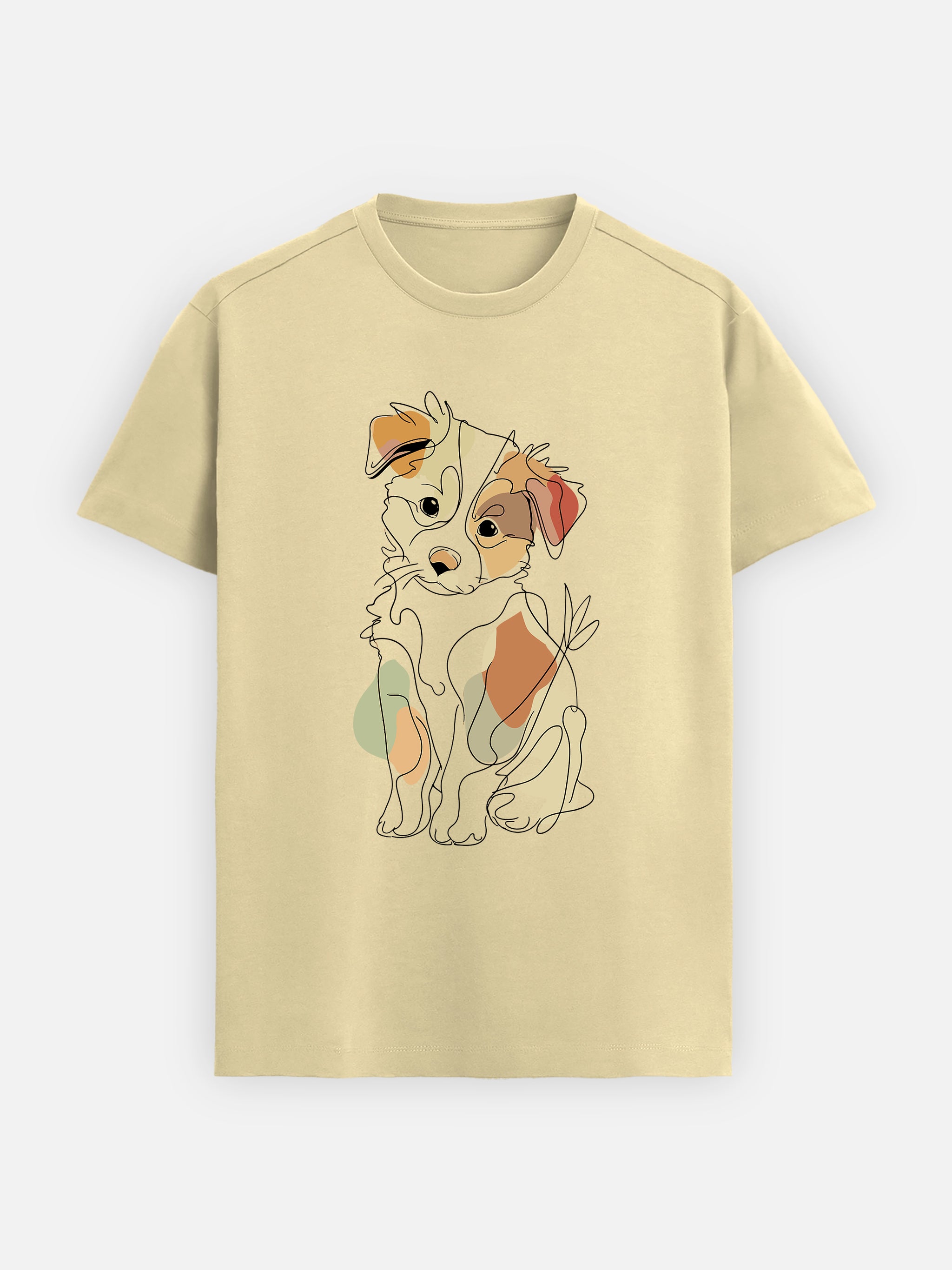 Pastel Line Dog: Light Mark