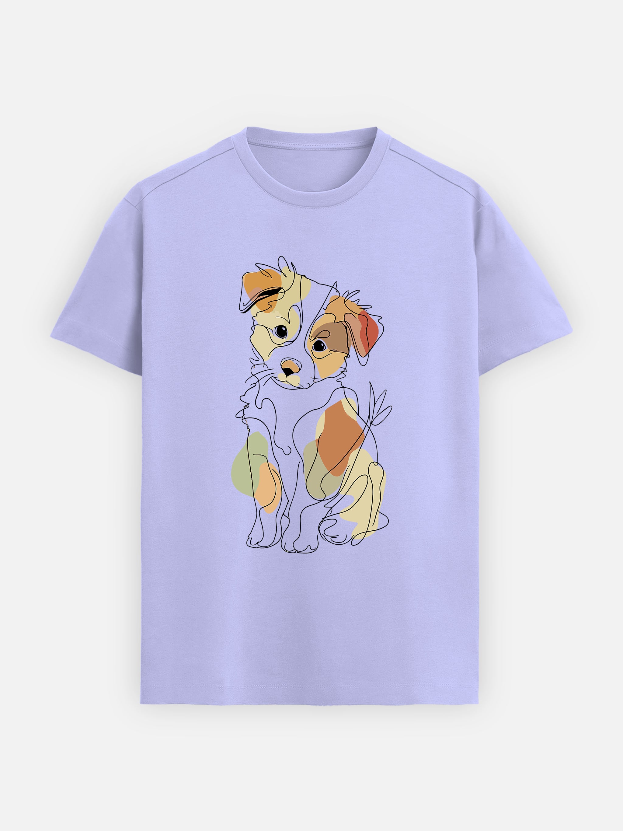 Pastel Line Dog: Light Mark