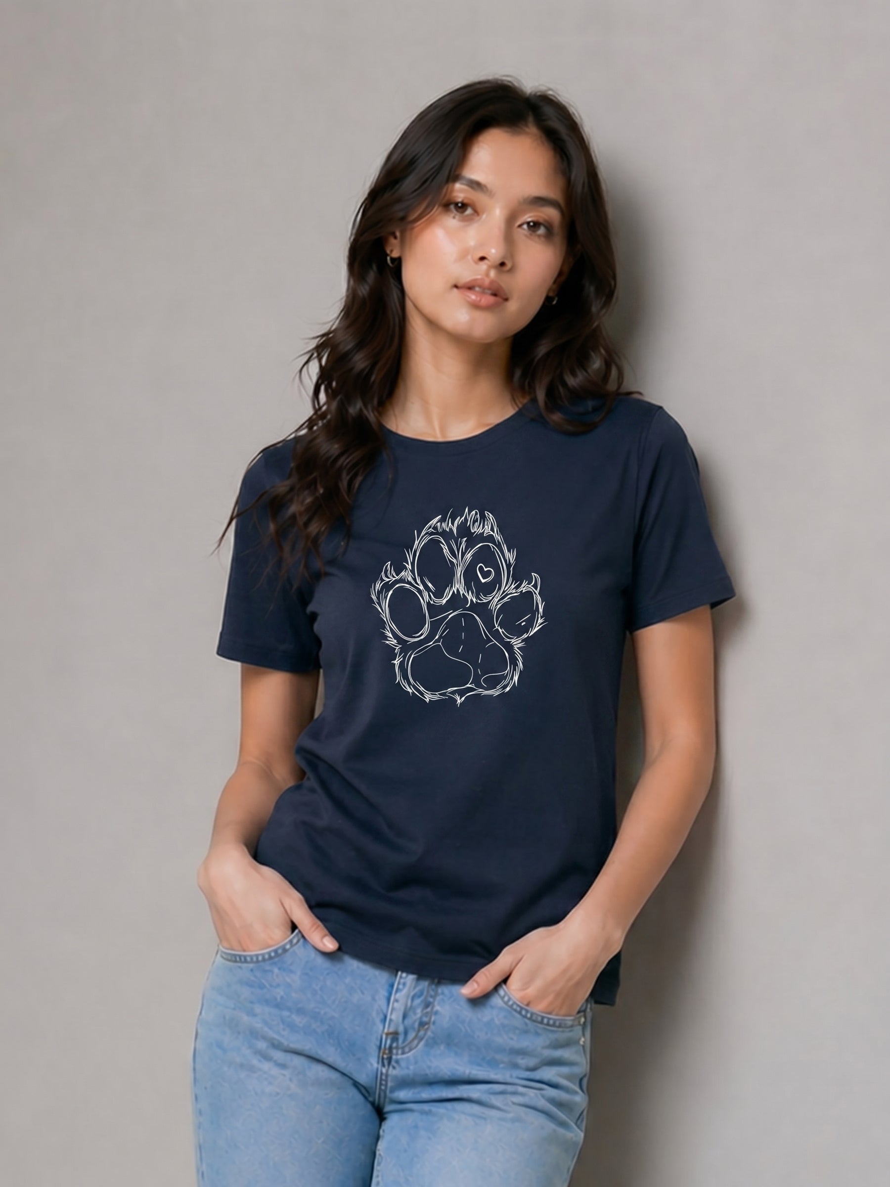 Ivory Paw: Heart Outline